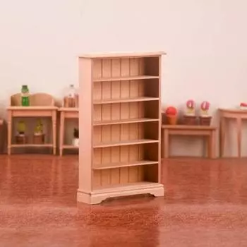 1/12 Burr Free Мини-модель книжного шкафа с мелкими деталями Модный миниатюрный китайский классический шкаф для одежды Игровой домик Игрушка