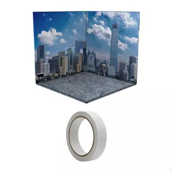 1/12 Демонстрационная сцена Гараж Фон для Мини Фигурки Литые Машины Куклы Игрушки Транспорта, 8.46 City