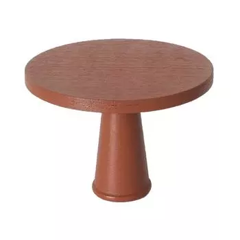 1/12 Dollhouse Mini Round Tea Table Model Dollhouse Dining Room Furniture Decoration Dolls House Micro Scene Decor Ornaments A1