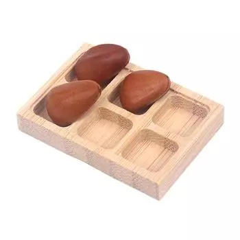 1:12 Dollhouse Miniature Cake Tray Dessert Food Grid Plate Kitchen Model Decor Toy Doll House Accessories