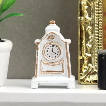 1:12 Dollhouse Miniature Clock Wall Practical DIY Accessories Landscape Simulation Furniture