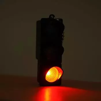 1:12 Dollhouse Miniature Led Traffic Light Model Furniture Home Model Decor Toy Doll House Accessories