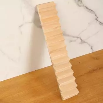 1:12 кукольных миниатюрных лестниц без перил, мебель, модель для дома, декор, игрушка, кукольный дом, аксессуары one size