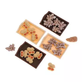 1/12 кукольный домик симулятор овощей с подносом набор кукольный домик миниатюрная кухня еда украшения кукольный дом аксессуары