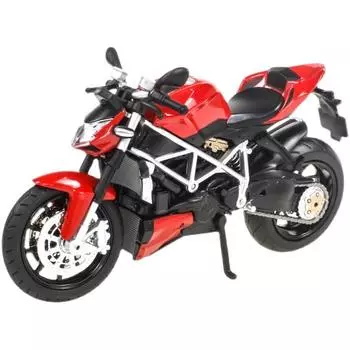1/12 DUCATI Streetfighter V4 Carbon Red Die Cast Toy Vehicles Collectible Hobbies Motorcycle Model Toys Childrens Birthday Gifts красный