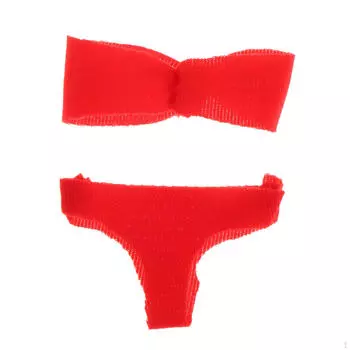 1/12 Female Doll Clothes ,Action Figure Clothes, Clothing, Miniature for 6inch Action Figures красный