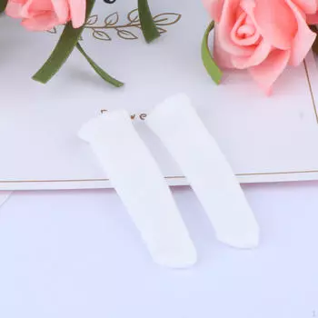 1/12 Фигурка Чулок Кукла Носки Мужская и Женская Одежда Игрушка для 6 дюймов белый