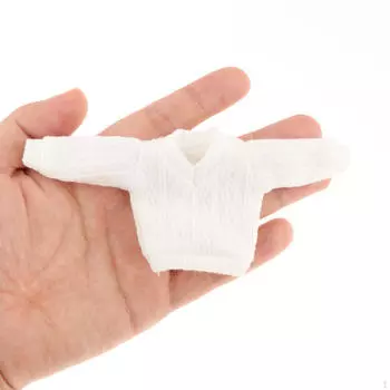 1/12 Фигурки свитер женская фигурка одежда аксессуары косплей мягкая модель стильная 6 дюймов белый