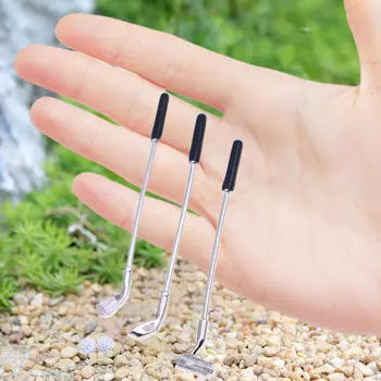 1/12 Гольф-клуб Кукольный домик BJD Аксессуары Миниатюрная сцена Реквизит