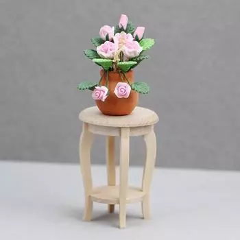 1/12 имитация деревянного табурета для гостиной, игрушка, аксессуары для кукольного дома