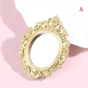 1/12 каркас кукольного домика, аксессуары, мебель, миниатюрное зеркало, настенное зеркало для комнаты as the picture