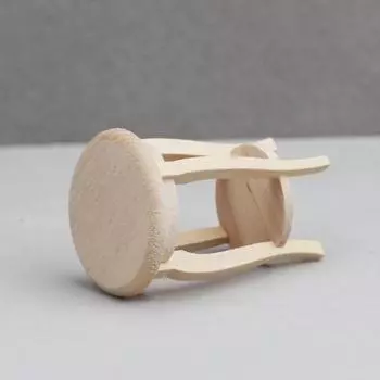 1:12 креативных небьющихся мини-мебели ручной работы миниатюрный стул игровой домик игрушечный микроландшафт