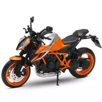 1/12 KTM 1290 Super DUKE R Alloy Sports Motorcycle Model Diecasts Street Track Racing Motorcycle Model Simulation Kids Toys Gift оранжевый