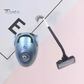 1/12 кукла-пылесос, милая игрушка для ролевых игр, пластиковое ремесло, мини-модель, кукольная жизнь, аксессуары для микросцен, инструмент для моделирования, украшение для кукольного домика розовый