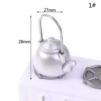 1:12 Кукольная кухня Кухонная утварь Кухонный стол Лопатка Совок Чайник Игрушка as the picture