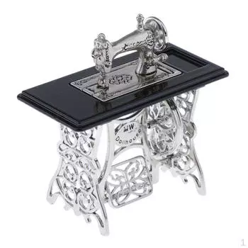 1/12 кукольная мебель, металлическая швейная машина, модель, аксессуары