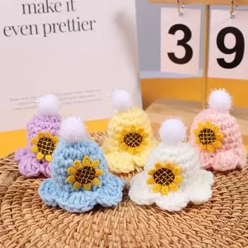 1/12 кукольная мини-вязаная шапка кукольная вязаная шапка одежда наряжается кукольный домик украшения аксессуары для детей ролевые игры игрушки розовый