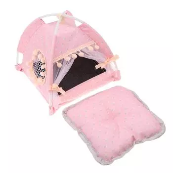 1:12 кукольных домиков, имитация розовой палатки, модель мини-куклы, игрушки для путешествий, кемпинга, украшения, строительство, фотореквизит