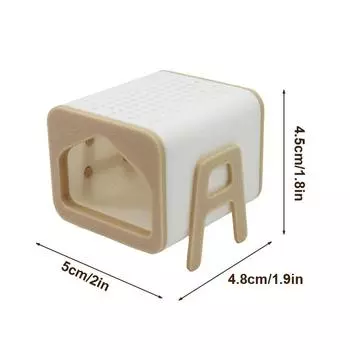 1:12 кукольных домиков Мини-кошачий домик Миниатюрная модель кошачьего домика Микро-мебель для питомцев Декорация Игрушка-реквизит