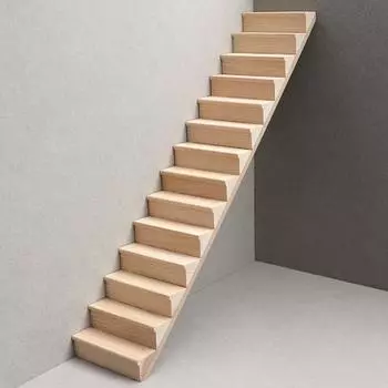 1:12 кукольных домиков Миниатюрная лестница Мини без перил Лестница Мебель Модель Декор Игрушка Кукольный Дом Аксессуары
