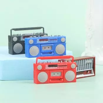 1:12 кукольных домиков, миниатюрная модель радиоприемника, проигрыватель, игрушка, кукла, мебельный декор