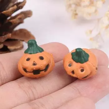 1:12 кукольных домиков, миниатюрная модель тыквы на Хэллоуин, аксессуары для самостоятельного изготовления, игрушка, декоративное украшение