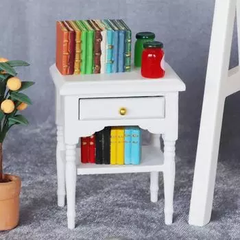 1:12 кукольных домиков миниатюрный деревянный ящик для хранения вещей шкафчик тумбочка модель декор игрушка кукольный домик аксессуары