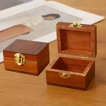 1:12 кукольных домиков, винтажный мини-деревянный чемодан, ящик для хранения, модель кукольной мебели, украшения для кукольного домика, аксессуары для дома