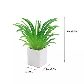 1:12 кукольных домиков, зеленые растения, горшечные бонсай, модель кукольного домика, домашний декор, игрушка, микроландшафт, садовые украшения A7