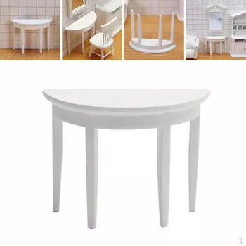 1:12 кукольных игрушек, мебель, мини-деревянный столик для спальни, гостиной, декора