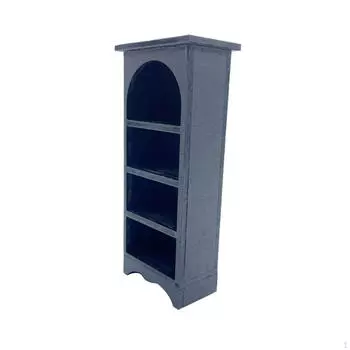 1:12 кукольных книжных полок миниатюрная деревянная полка ролевые игры игрушки DIY принадлежности для рукоделия