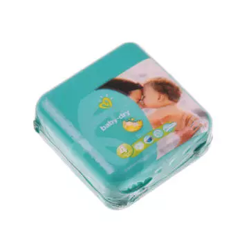 1:12 кукольных мини-аксессуаров для детской комнаты, мини-карманная салфетка для подгузников, салфетка