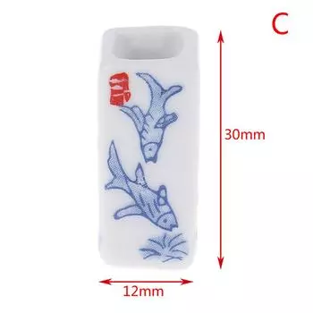 1:12 кукольных миниатюр, мини-керамические аксессуары для держателей для палочек для еды as the picture