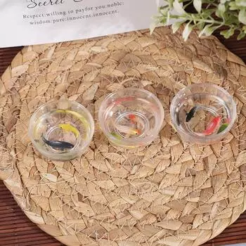 1:12 кукольных миниатюрных аквариумов для рыбок, аквариумов, кукольных домиков, игрушек для домашнего декора one size