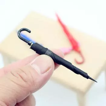 1:12 кукольных миниатюрных цветных зонтиков, модель которых нельзя открыть, кукольная мебель для дома, микросцена, реквизит, декоративная игрушка
