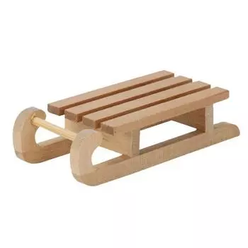 1:12 кукольных миниатюрных деревянных саней, санок, рождественской сцены, декора, игрового дома, игрушки