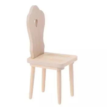 1:12 кукольных миниатюрных деревянных стульев, мебельных моделей, игрушек, аксессуаров One Size