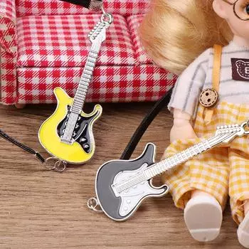 1:12 кукольных миниатюрных гитарных моделей музыкальных инструментов, кукольных украшений, микросцен, строительных реквизитов белый