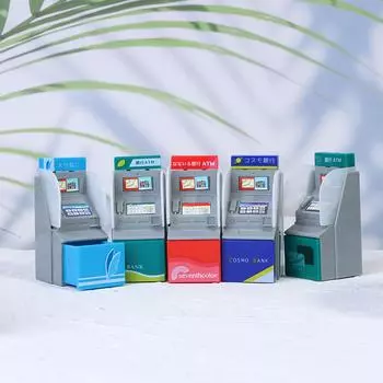 1:12 кукольных миниатюрных имитационных банкоматов для банкоматов, аксессуары и игрушки