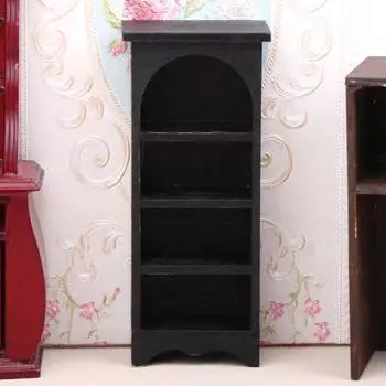 1:12 кукольных миниатюрных книжных шкафов, стеллаж для хранения, многофункциональный мини-деревянный шкаф, полка для показа, модель мебели, игрушки