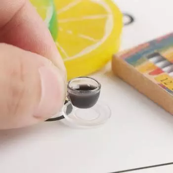 1:12 кукольных миниатюрных кофейных чашек, набор для моделей кукол, аксессуары, игрушки