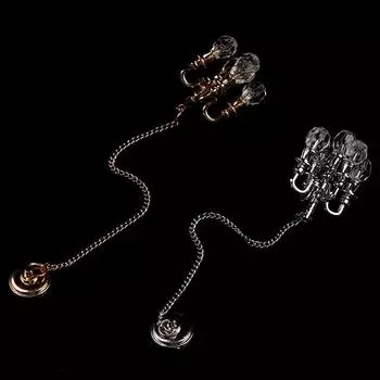 1:12 кукольных миниатюрных ламп люстра мини потолочный светильник для декора кукольного дома золотой