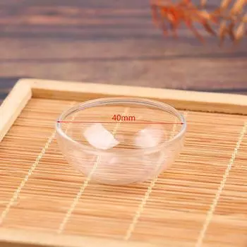 1:12 кукольных миниатюрных мисок, стеклянная миска для фруктов, салатница, суповая тарелка, конфетница, кухонная модель, декоративная игрушка 40mm