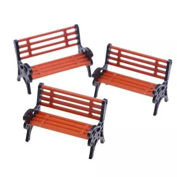 1:12 кукольных миниатюрных парковых скамеек, откидывающихся кресел, шезлонгов, мини-кресел, модель двухместного садового декора, игрушечных кукольных домиков, аксессуары