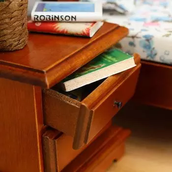 1:12 кукольных миниатюрных прикроватных столиков, комодов, тумбочек, мебели, модель декора, игрушечных кукольных домиков, аксессуаров