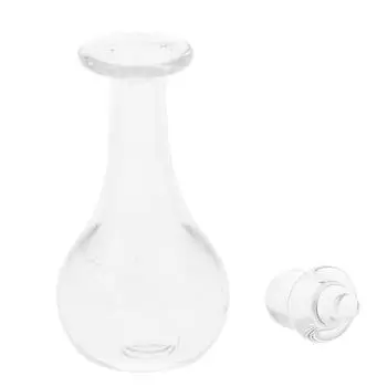 1:12 кукольных миниатюрных прозрачных бутылок красного вина, модель кухонных игрушек