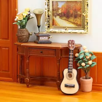 1:12 кукольных миниатюрных ретро-столиков, приставных столиков, мебель для дома, модель декора, игрушечные кукольные домики, аксессуары