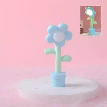 1:12 кукольных миниатюрных светодиодных ночников, напольных ламп в форме милого цветка, мини-настольных ламп, модель домашнего освещения, аксессуары для кукольных домиков