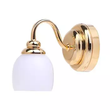 1:12 кукольных миниатюрных светодиодных полукруглых настенных ламп для домашнего освещения, модель декора, игрушечные аксессуары для кукольных домов