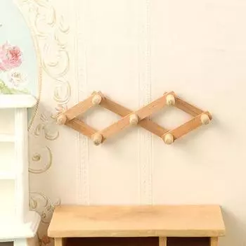 1:12 кукольных миниатюрных вешалок для одежды, настенная вешалка, крючок, мебельный декор, игрушка